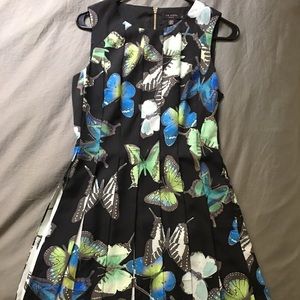 Ted Baker London Engrid Pleated Butterfly Dress